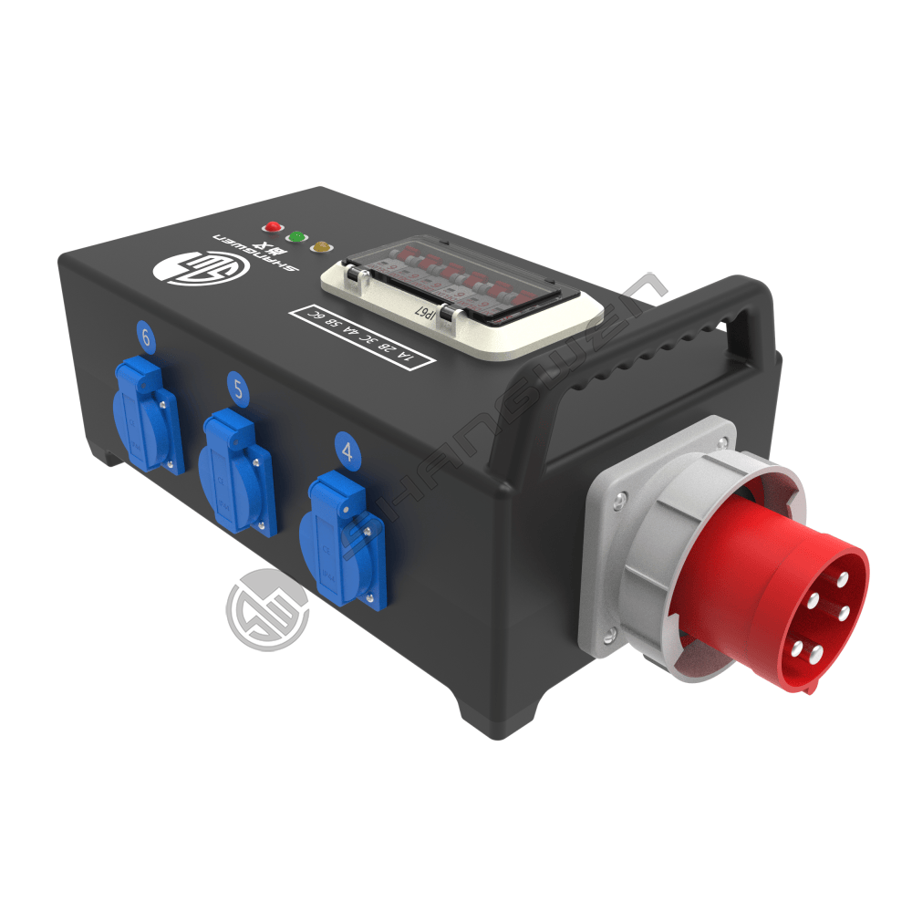 Mobile insulated distribution box, one to six
